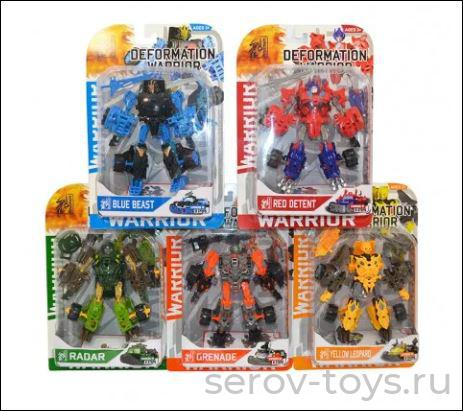 Трансформер 5898 Деформация воина (8В  зеленый RADAR в кор)