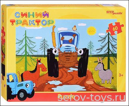 Пазл 60 Синий трактор 81262 Степ