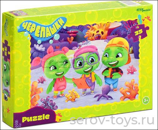 Пазл 35 Черепашки 91454 Степ