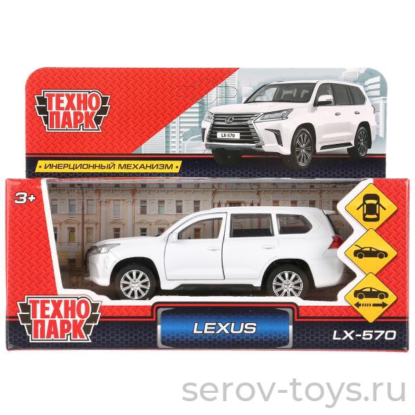 Модель Технопарк LEXUS LX-570 Белая LX570-WH в кор