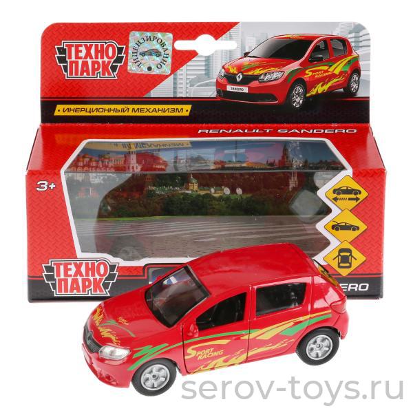 Модель Технопарк Renaullt Sandero Красная SB-17-61-RS-S-WB в кор