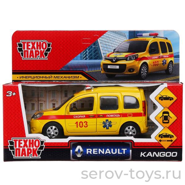 Модель Технопарк Renaullt Kangoo Реанимация KANGOO-12AMB-YE в кор