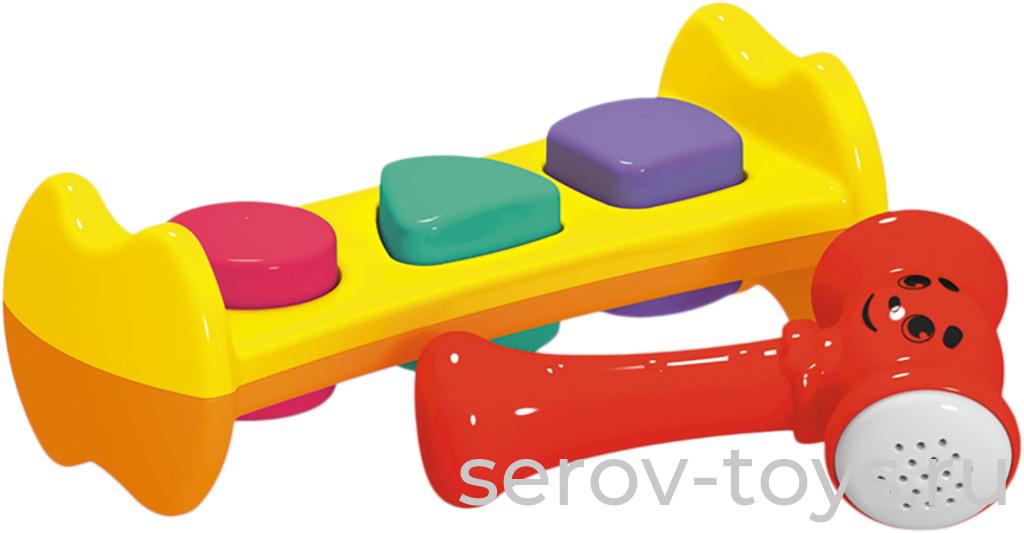 Логическая игрушка 01939 Стучалочка-обучалочка Стеллар