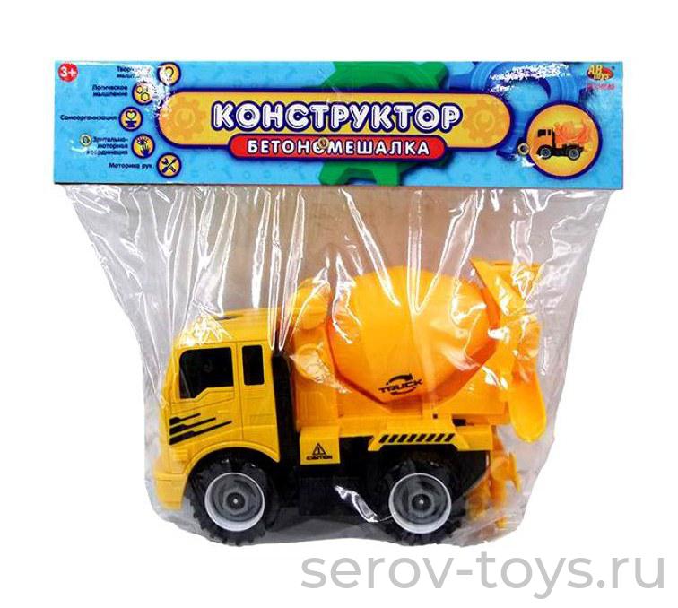 Конструктор PT-00588 Бетономешалка с отверткой  в пак