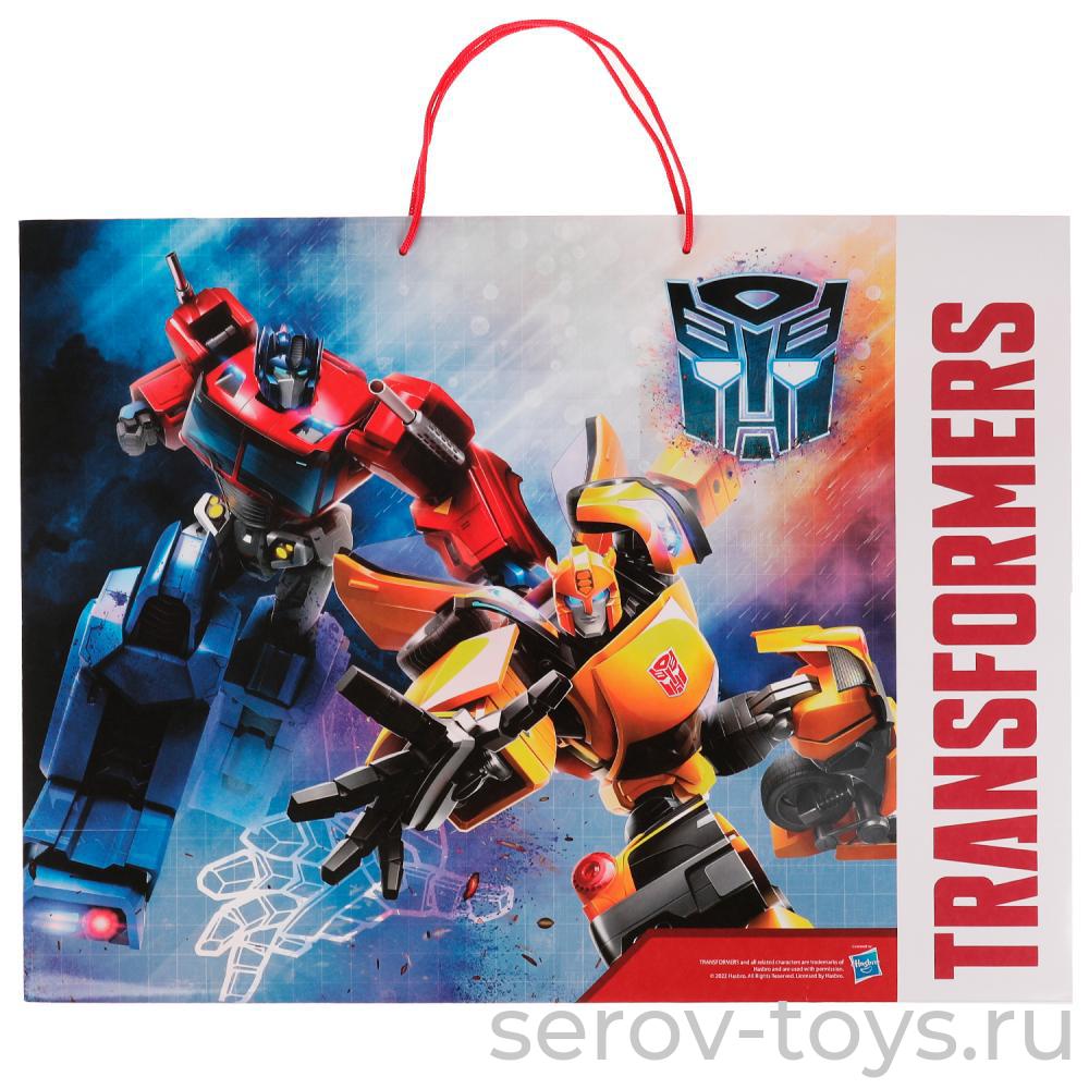Пакет подарочный XXXL Трансформеры 45*60*20см глянцевый Чудо праздник