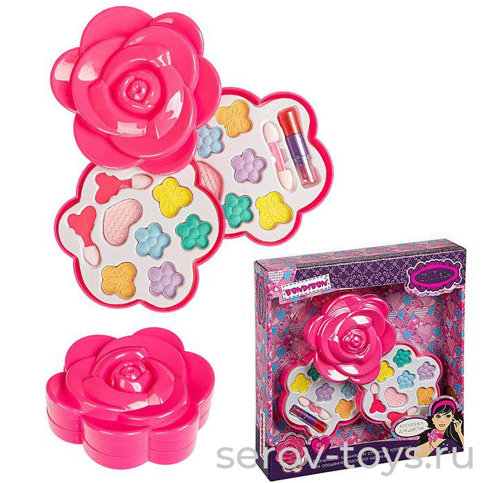 ПРОСРОЧЕНО БЕСПЛАТНО от 3000/990 Набор Eva Moda 77032A- BB4750 Косметичка Бутон розы в кор Bondibon (УЦЕНКА 50% 03.12.20223 Истек срок годности)