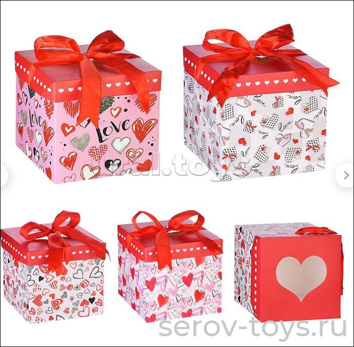 Коробка подарочная 00-4317 Зоо 22х22х22 см