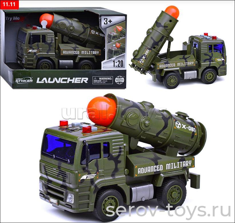 Машина инерц 1:20 WY440B Военная техника Х-081 свет звук Wenyi