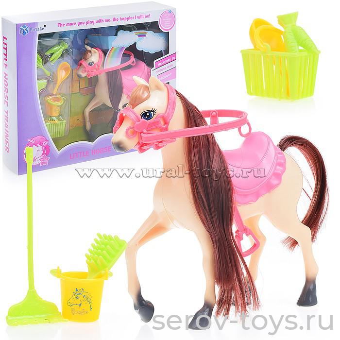 Лошадь BYL028-2 с аксесс в кор+