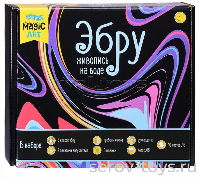 Набор ДТ Рисование на воде 05160ДК ЭБРУ Эбру серия Magic ART (Лоток А6)