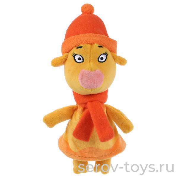 Мульти-Пульти Зо в зимней одежде 21см озвуч V92729-21A Оранжевая корова