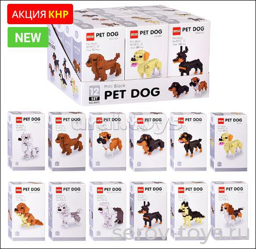Конструктор 3D 697C Собаки в ассорт 12шт в кор