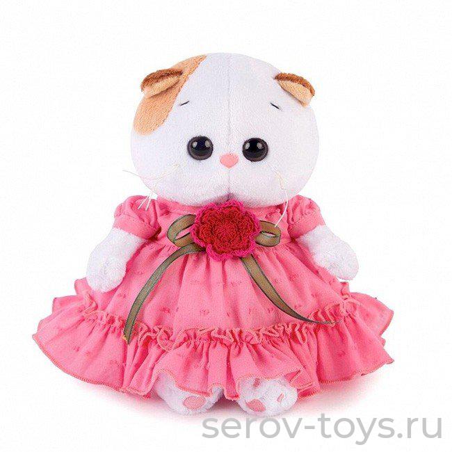 Ли-Ли Кошечка BABY в платье с вязаным цветочком 20см LB-013 Budi Basa