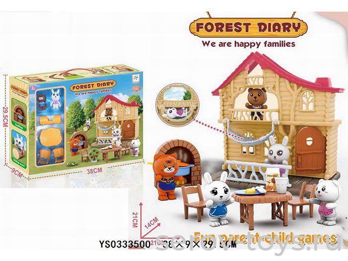 Дом 3010 Лесные жители в кор 38*9*39см