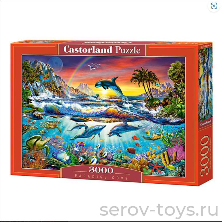 Пазл 3000 Райская бухта С-300396 Castor Land