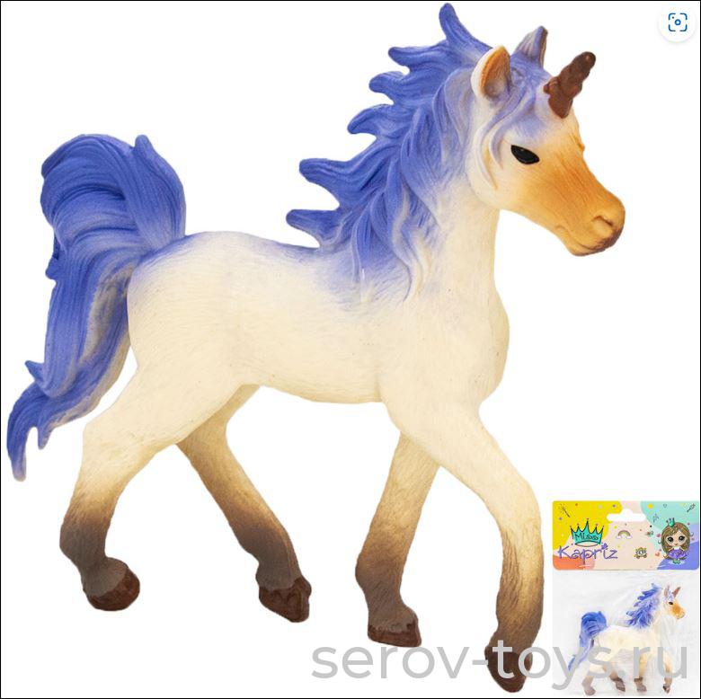 Единорог 9899-Y10A1YSQ Фиолетовый маленький в пак Miss Kapriz