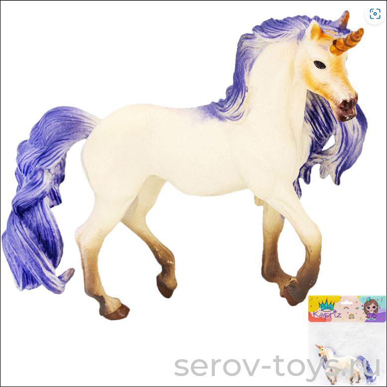 Единорог 9899-Y10AYSQ Фиолетовый большой в пак Miss Kapriz