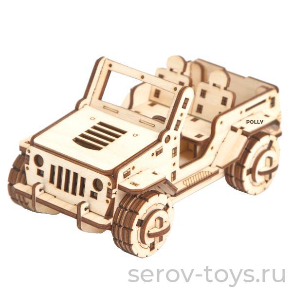 Конструктор дерев ТР-35 Сафари-джип 84 дет Pollika