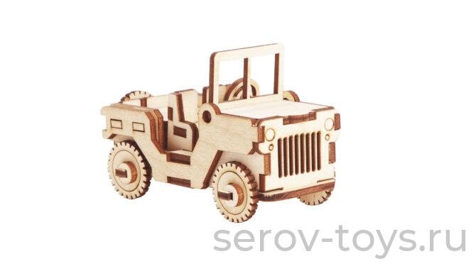 Конструктор дерев ТР-05 Военный джип в пак Pollika