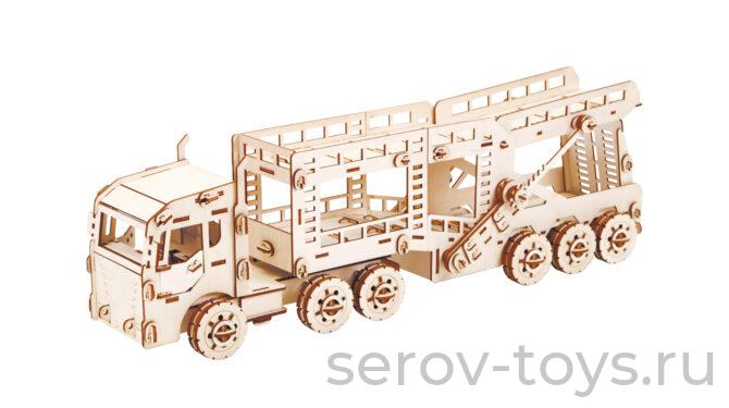 Конструктор дерев ТР-08 Автовоз 143 дет Pollika