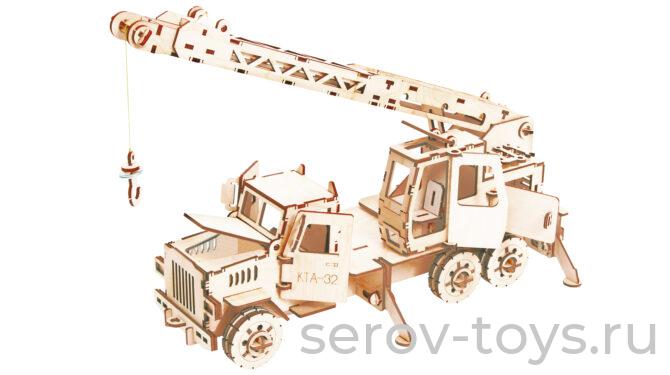 Конструктор дерев ТР-07 Автокран 230 дет Pollika