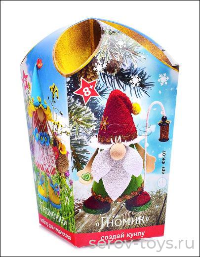 Набор ДТ Создай куклу Гномик ФК-07 в кор Волшебная мастерская