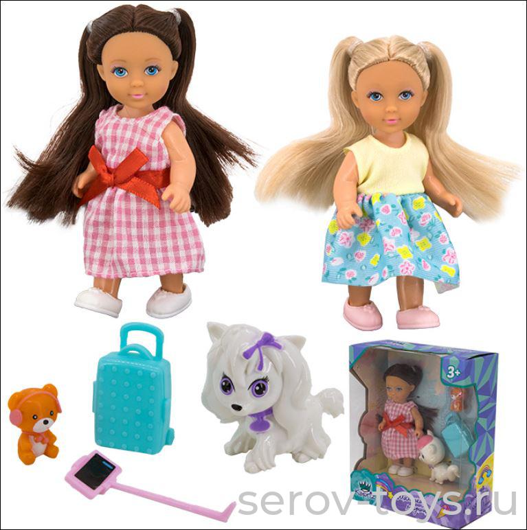 Пупс 46201BYS Маленькая модница Путешественница FCJ0722835 в кор Miss Kapriz