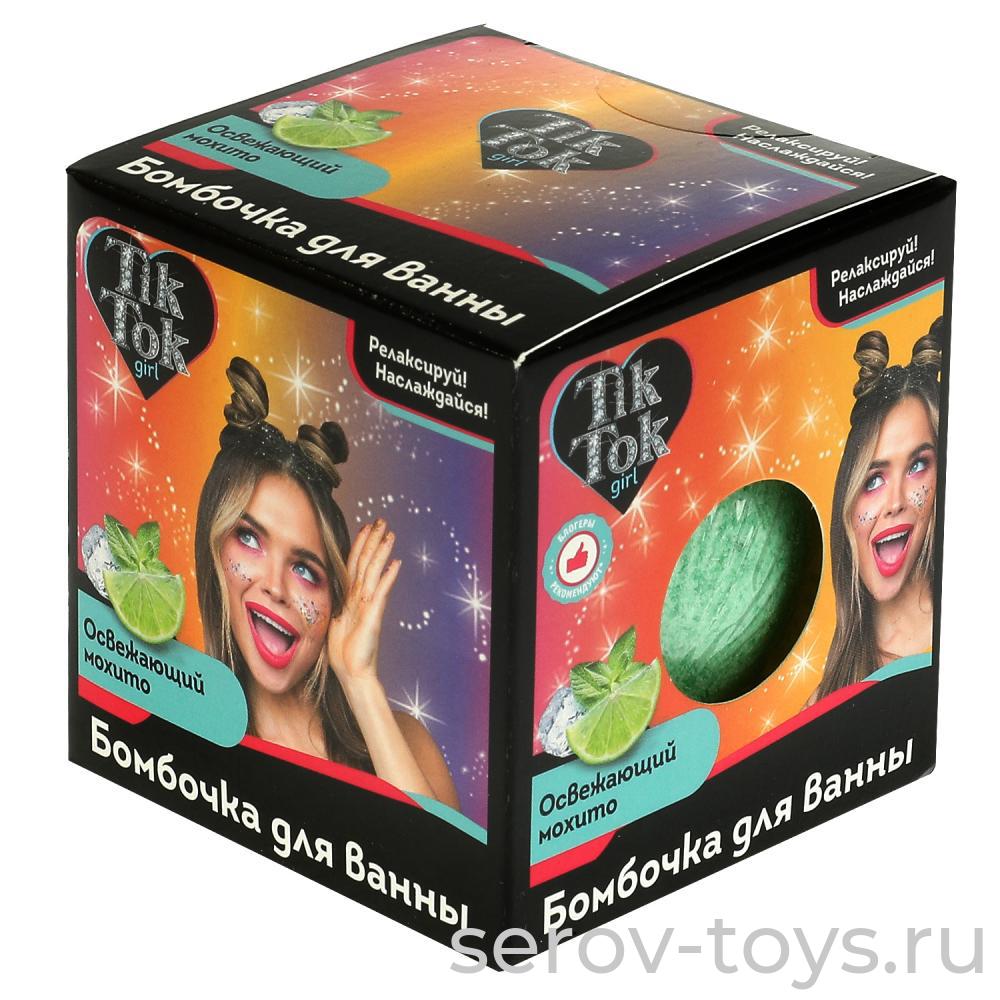 СКИДКА 50% Бурлящая бомбочка Шар BOMB70427TTG Освежающий мохито в кор TIK TOK Годен до 1,05,2025