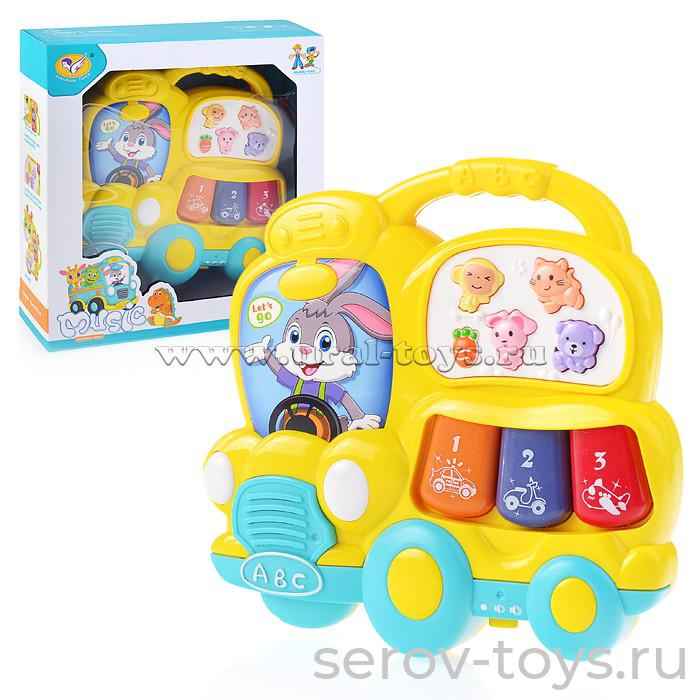 Музыкальная игрушка 855-63A Автомобиль свет звук JIALEGU TOYS