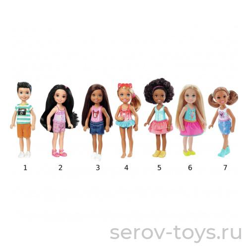Barbie Кукла Барби Семья челси в асорт. DWJ33