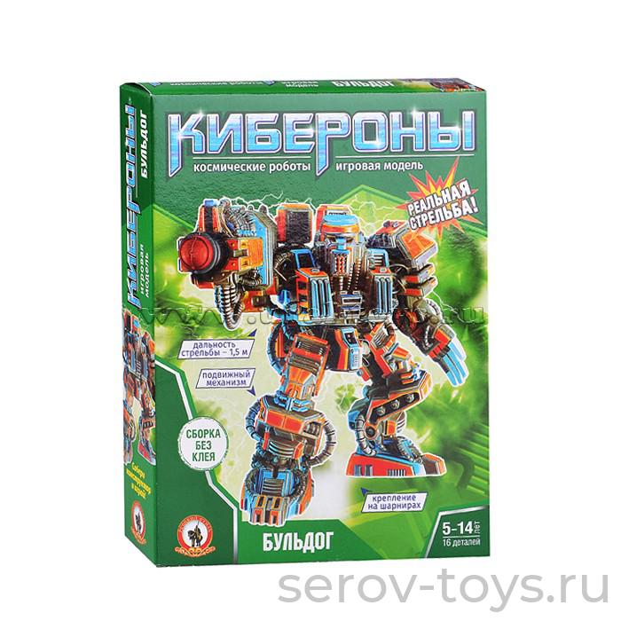 Сборная модель робота Кибероны 00601-53330 Бульдог (сборка без клея)Русский стиль