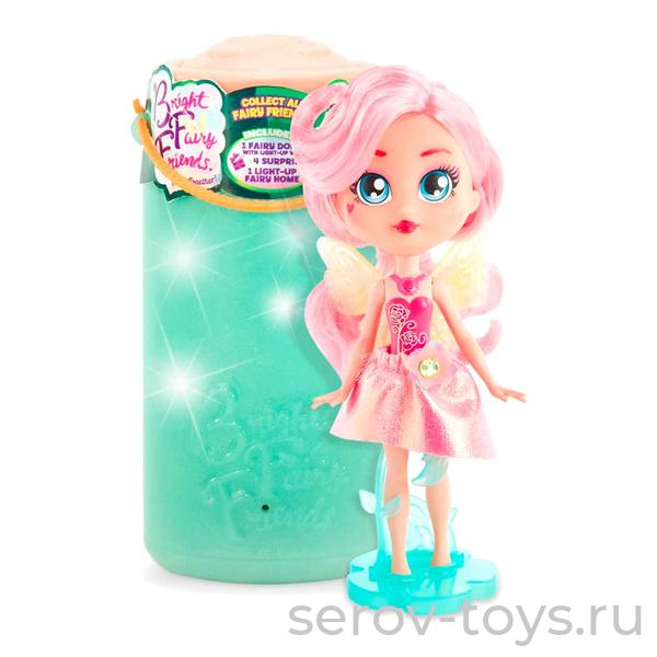 Bright Fairy Friends 20938 Фея-подружка Рози с домом-фонариком свет крылья аксесс в колбе