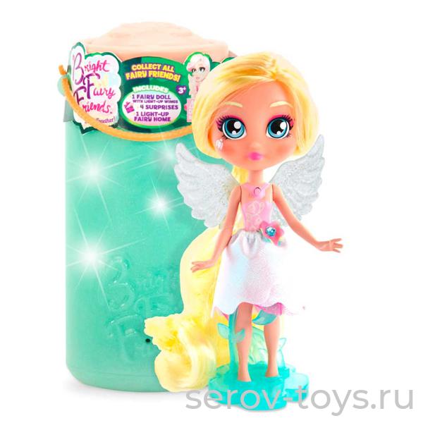 Bright Fairy Friends 20944 Фея-подружка Лили с домом-фонариком свет крылья аксесс в колбе