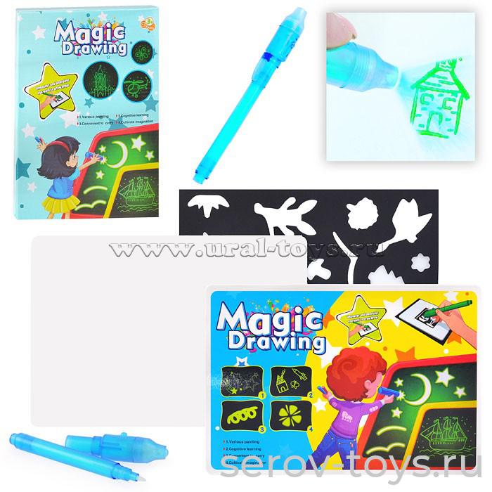 Доска для рисования световых картин 1008, 1005, 1007 в коробке 24*17