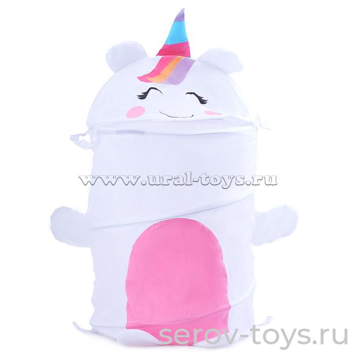 Корзина для игрушек U037481Y Единорог в пак 35*35*43