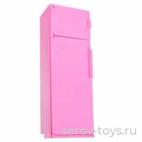 Мебель Холодильник розовый С-1385 в пак Огонек