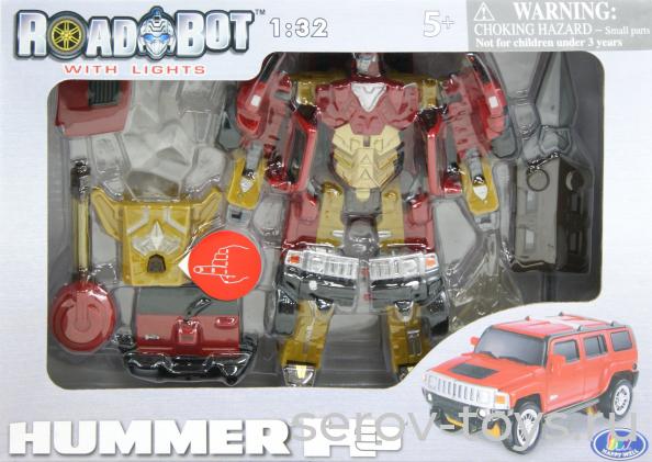 Трансформер авто металлопластик 52030 1:32 Хаммер