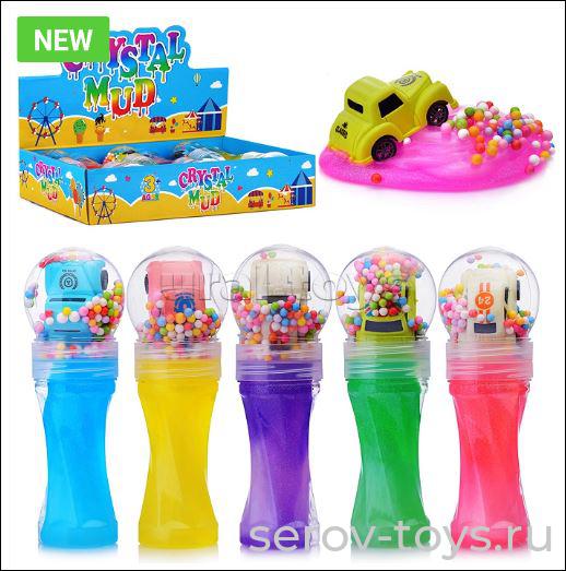 Лизун Авто 00-2706 с шариками в колбе