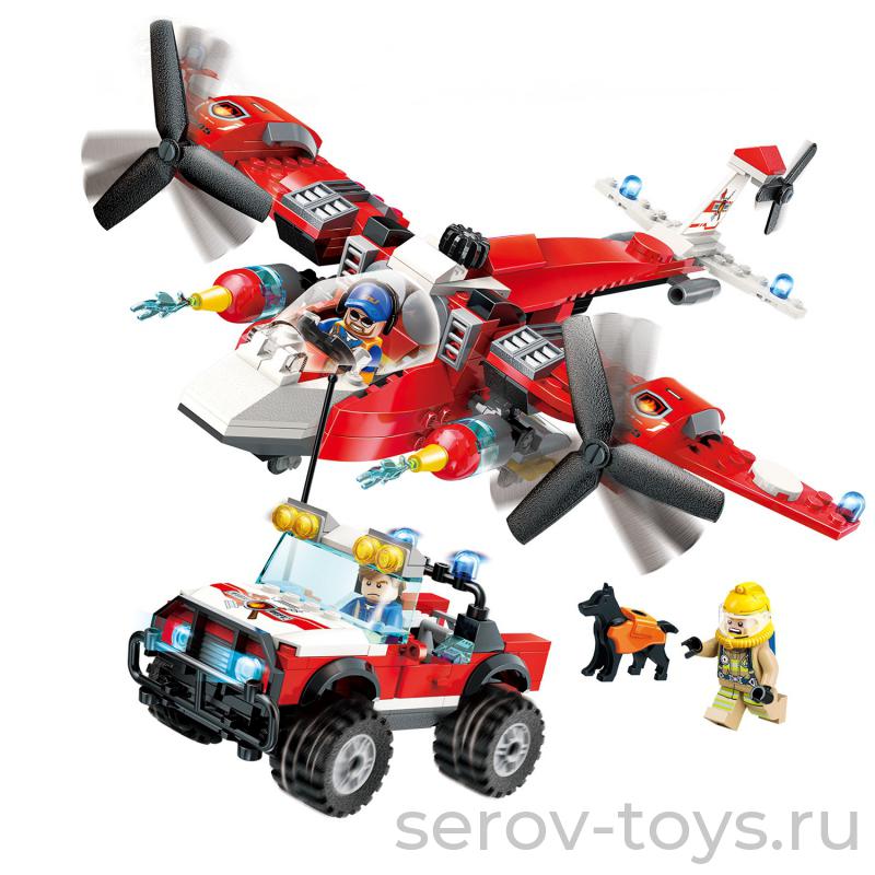 Конструктор Qman 2805 Пожарные службы 369дет Лесные спасатели