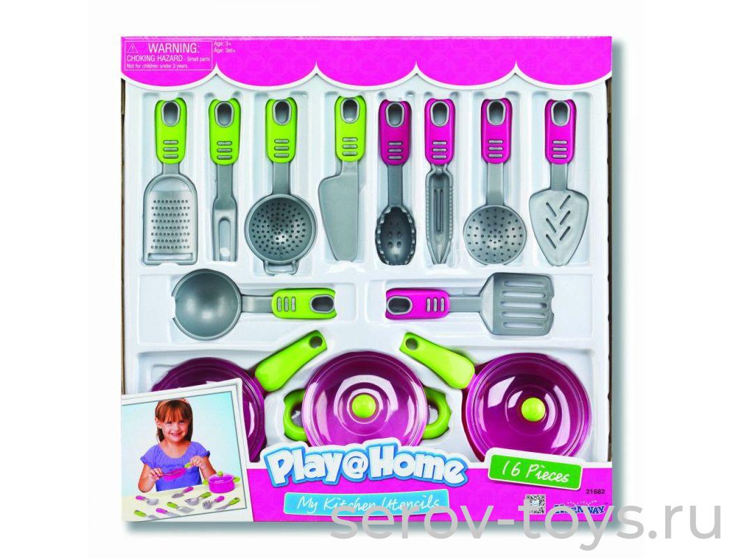 Набор 21664, 21682 Моя кухня 16 пред. (21682 розовый)
