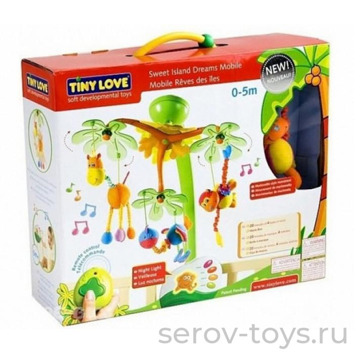 Подвеска муз. на кровать 376 Остров сладких грез с ночником (СПЕЦПРЕДЛОЖЕНИЕ)