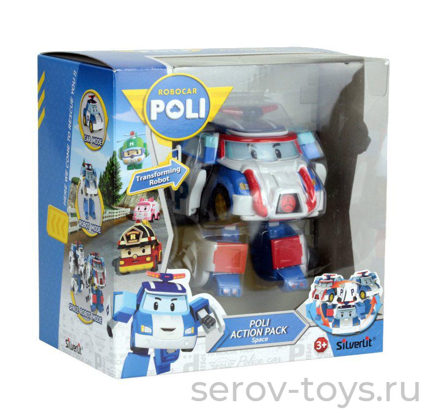 POLI 83311 Поли Астронавт трансформер 10см + костюм