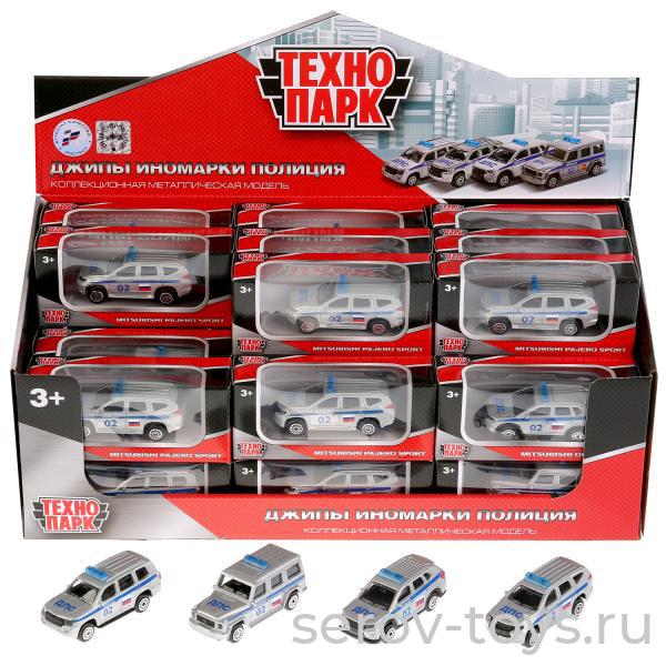 Модель Технопарк SB-17-67-CDU Полиция в ассорт 7,5см в кор.