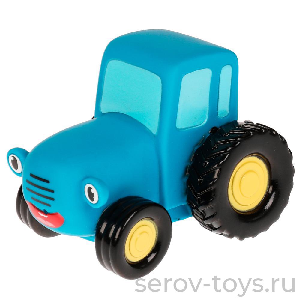 Пластизоль Капитошка LX-ST200429 Синий трактор с улыбкой в сетке Играем вместе