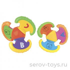 Погремушка TY9022 прорезыватель Учимся крутить Mioshi