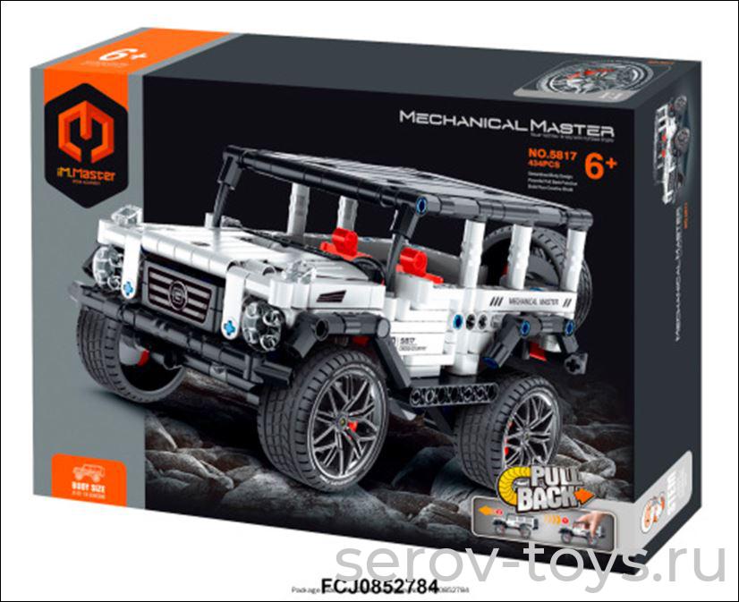 Конструктор 5817 Внедорожник Пулл бэк Белый 434дет инерц FCJ0852784 в кор IM.Master