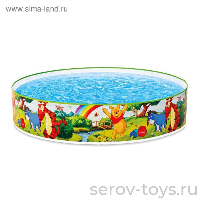 Бассейн 58475 жесткий Винни Пух 122*25