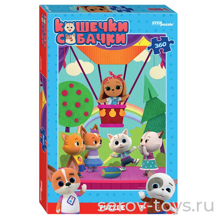 Пазл 360 Кошечки и собачки 96107 Степ