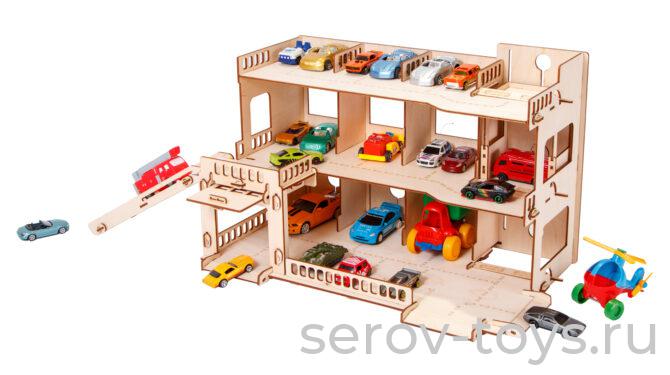 Конструктор дерев ТР-20 Парковка СитиПарк 142 дет Для мал машин Pollika