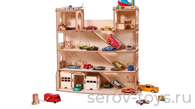Конструктор дерев ТР-21 Парковка СервисПарк 233 дет Для мал машин Pollika